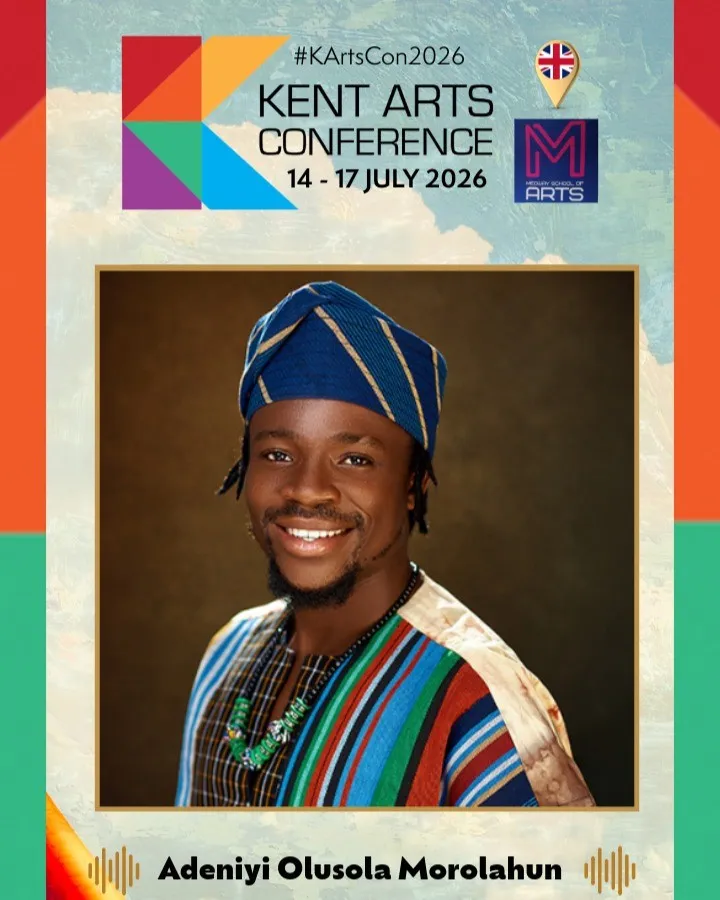 The conference’s presenter card